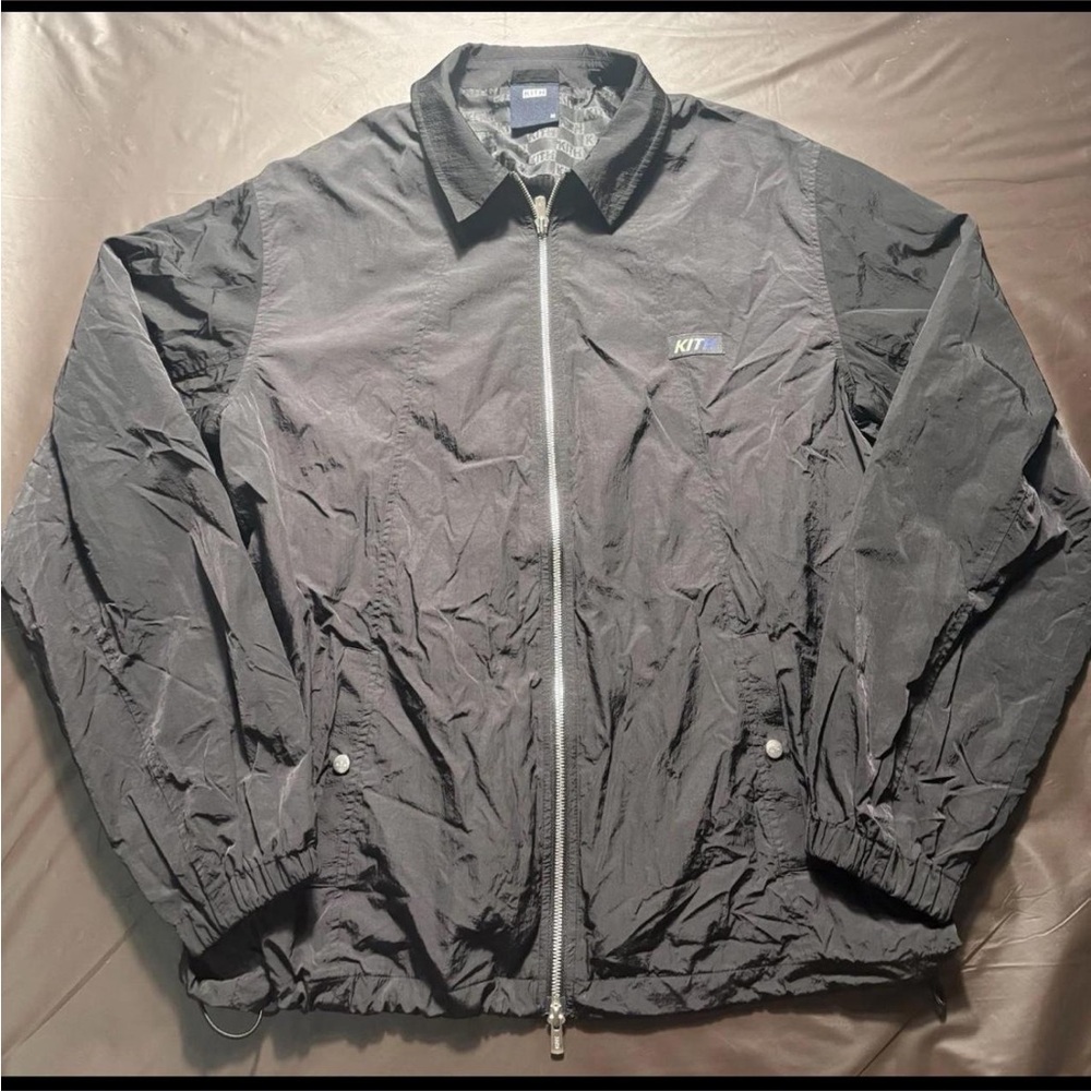 Kith Coaches Jacket Mens Medium Wrinkle Nylon SS21